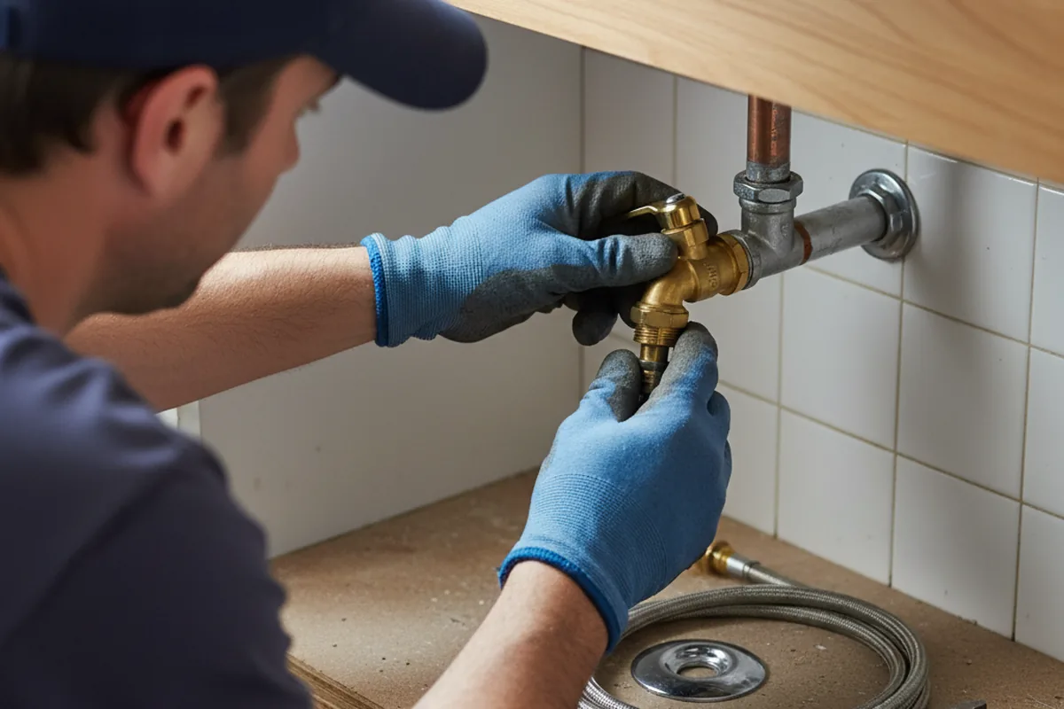 Shutoff valve and fitting work during Faucet and Fixture Repair in Fort Hall